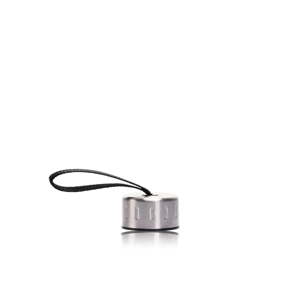 Stainless Steel Handle Lid Black