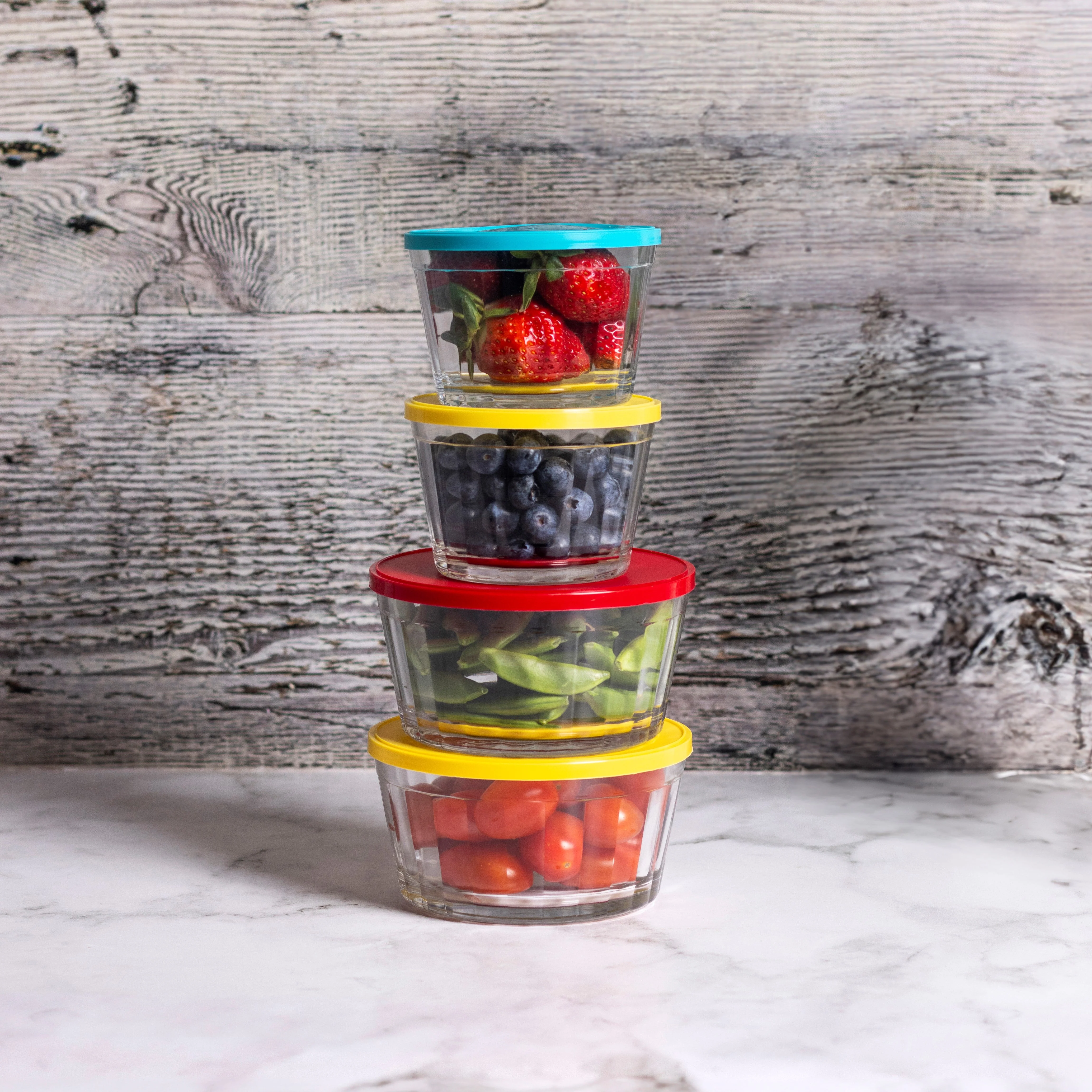 Americano Medium Bowl 350ml With Yellow Lid - Image 2
