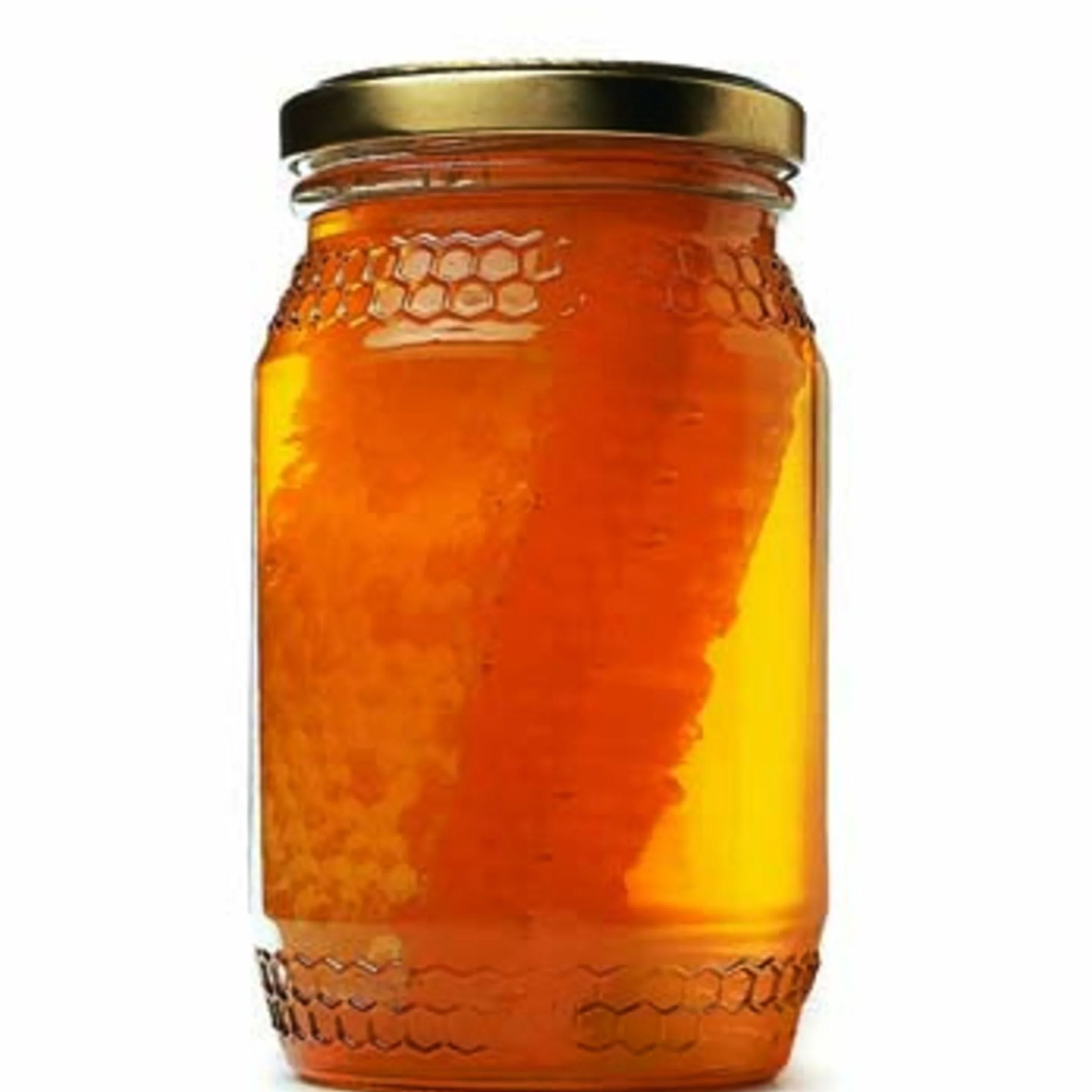 Consol Glass Honey Jar 352ml with Gold lid - Image 3