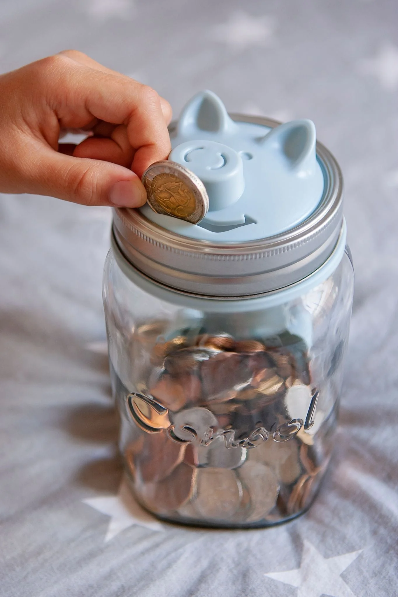 Consol Glass Piggy Bank 1000ml (1L) - Image 3