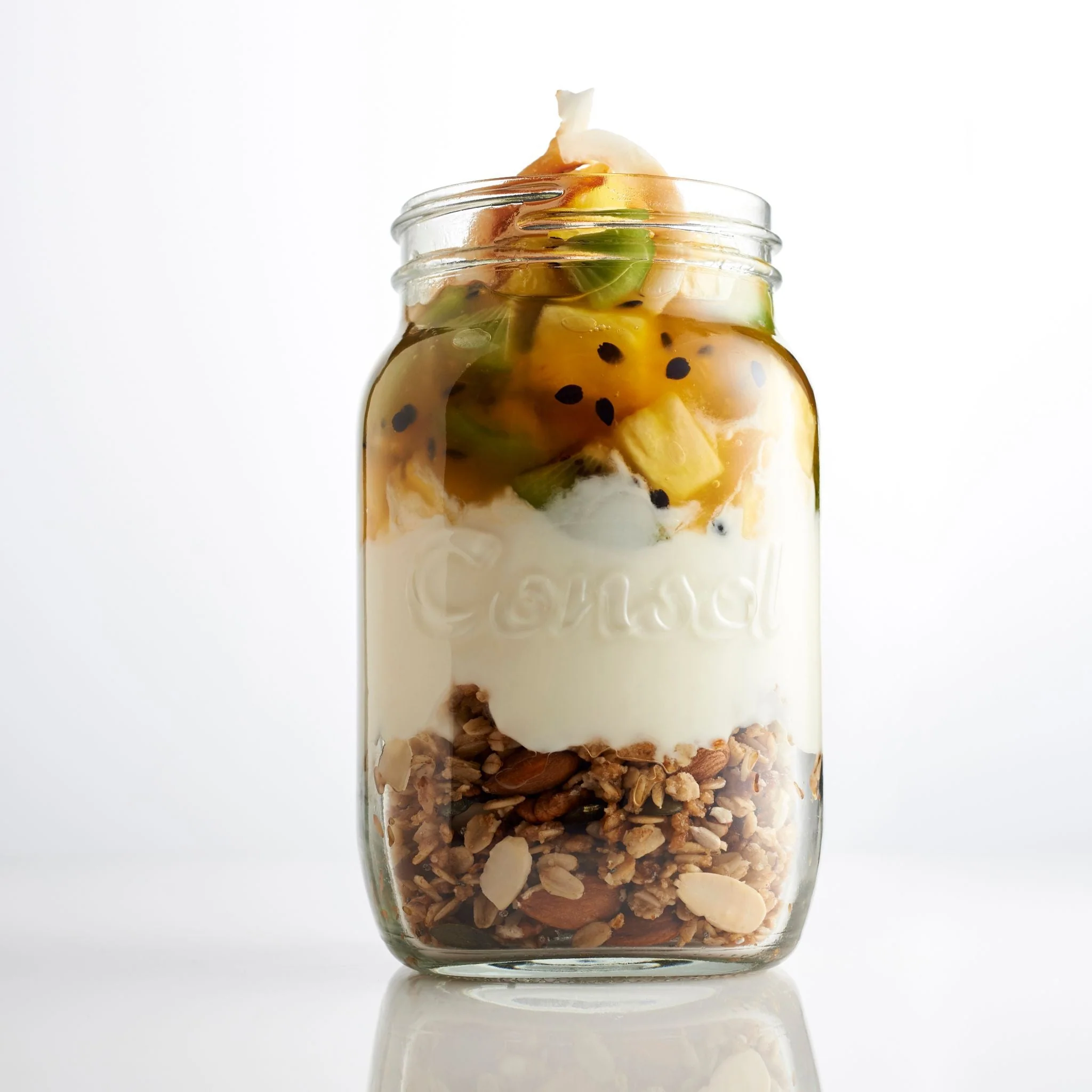 Consol Glass Preserve Jar 1000ml (1L) with Ring & Dome - Image 3