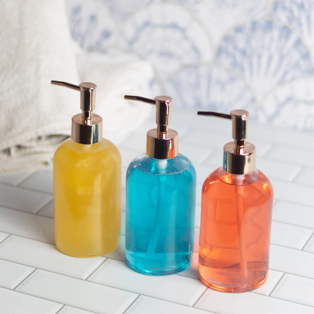 Rose Gold Soap Dispenser 500ml - Image 3