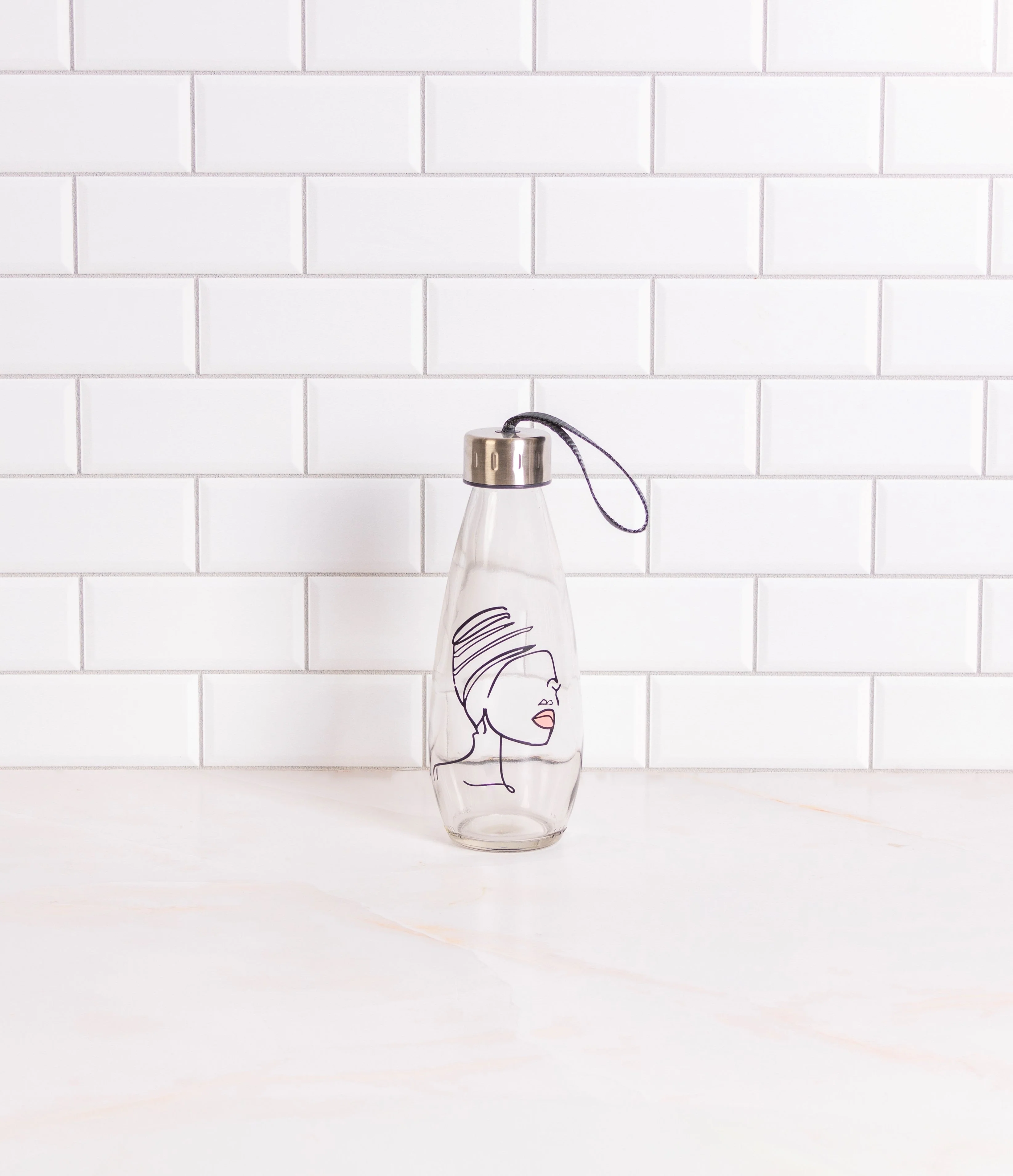 Consol Glass She Wrap With Handle Lid 500ml