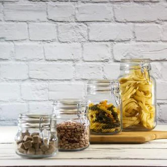 Consol Glass Store-It Clip Top Jar 750ml - Image 3