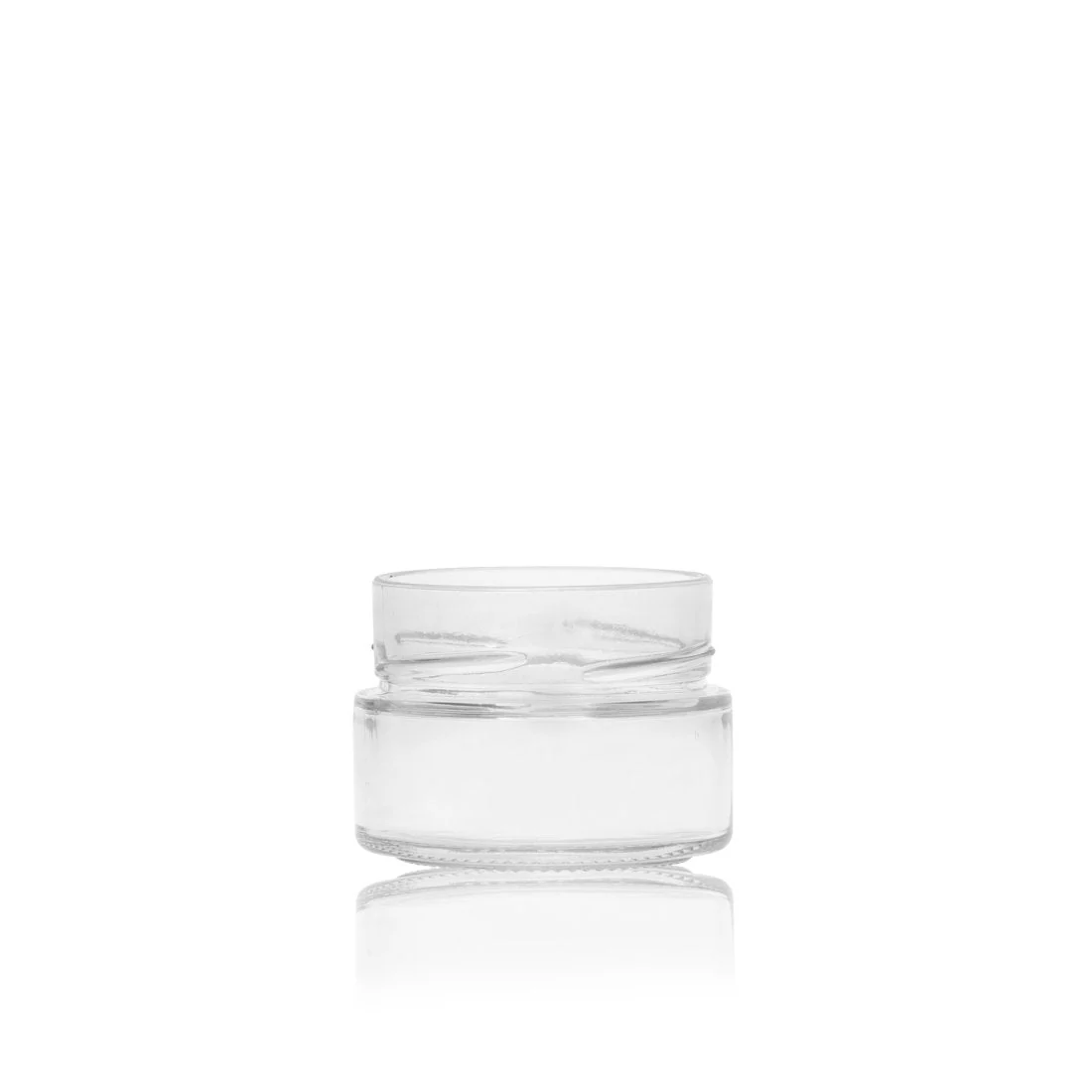 Vaso Ergo Glass Jar 106ml with Gold lid - Image 2
